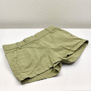 J.Crew Broken-in Chino Shorts Size‎ 0 Color Khaki Great Condition has some flaw